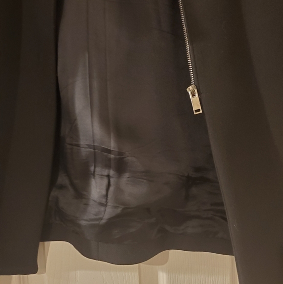 SOLD-Zara Puff Sleeve Long Coat - Picture 8 of 8